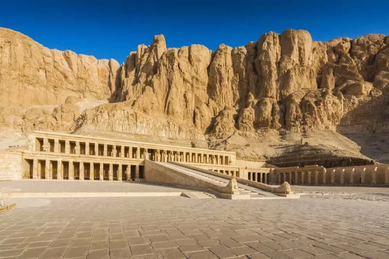 Commodore Nile Cruise visiting Temple of Hatshepsut in Luxor